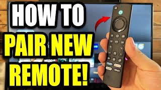 Amazon Fire TV How to Pair New Remote without Old Remote [upl. by Scevour]