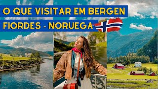 O que visitar em Bergen  Passeio para conhecer Fiorde e cachoeira na Noruega  Dicas de Turismo [upl. by Aelyk929]