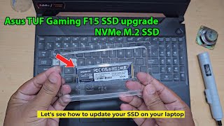 Asus Tuf gaming f15 SSD upgrade [upl. by Togram]