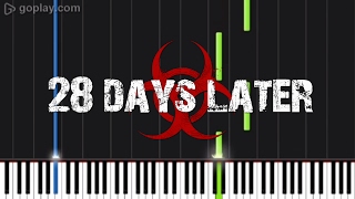 28 Days later theme  Piano Tutorial [upl. by Normy]