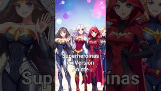 Top 5 Superheroínas en Estilo Anime Sexy  ¡Wonder Woman Storm Black Widow y Másquot [upl. by Nawad]