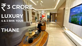 Lodha Stella Thane Tour  Luxury 3 amp 4 BHK Flat at Kapurbawdi  Review Price amp Project Tour [upl. by Letty]