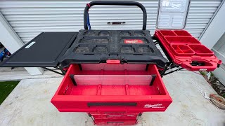 more PACKOUT accessories My new setup with folding brackets Milwaukee tools [upl. by Frick]