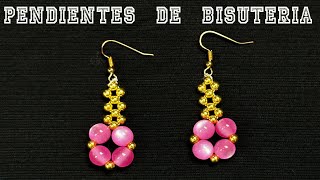 PASO A PASO PARA ARETES DE BISUTERÍA [upl. by Peers]