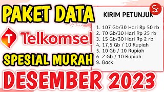 PAKET SUPER MURAH TELKOMSEL  Kode Dial Murah Telkomsel Terbaru Bulan Desember 2023  Paket Murah [upl. by Ambrosi212]