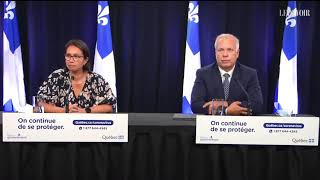 En direct  Le Dr Boileau fait le point sur la COVID19 et la vaccination au Québec [upl. by Martinez]