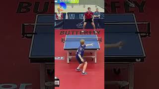 Felix Lebrun as a kid defeated top players worldtabletennis felixlebrun [upl. by Linet808]