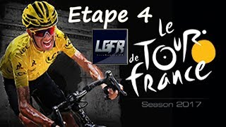 Tour de France 2017  4e Étape  AG2R La Mondiale PS4FR [upl. by Odravde]