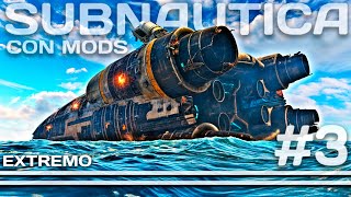 Explorando los restos de la Aurora 3 🌊🚀 SUBNAUTICA EXTREMO solo una vida CON MODS [upl. by Ainoz]