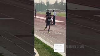 Triple jump😱😎youtubeshorts olympicsport tracknfield jump [upl. by Ahseem]