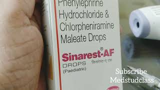 Medicine Review Sinarest AF drops [upl. by Coraline]