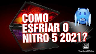 Como esfriar o Nitro 5 com UNDERCLOCK I7 10750h GTX 1660 TI AN515 55705u [upl. by Kirbie615]