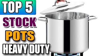 Best Heavy Duty Stock Pots Stainless Steel [upl. by Errehs]