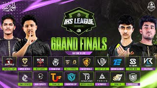 IHS LEAGUE S12 GRAND FINALS DAY 1 LIVE  PUBG MOBILE [upl. by Nnyltiac]