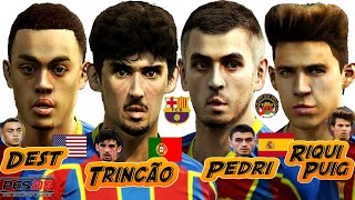 BARCELONA FACEPACK Vol 1 PES2013 BY ZORRAZFACES [upl. by Vassily]