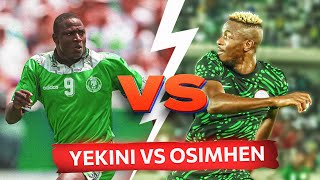 VICTOR OSIMHEN VS RASHIDI YEKINI africanfootball afcon2024 worldcup [upl. by Aiceled623]