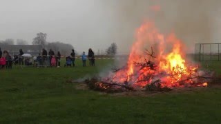 Jaarlijkse kerstboomverbrandingen WestBrabant [upl. by Chin]