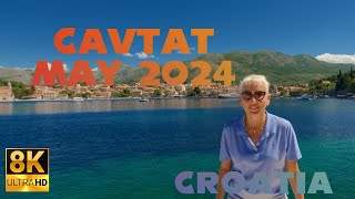 Cavtat Croatia  8K Walkthrough May 2024 [upl. by Anuska]