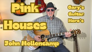 quotPink Housesquot Simplified Acoustic Guitar Lesson GuitarLessons BeginnerGuitarLessons [upl. by Jeannie]