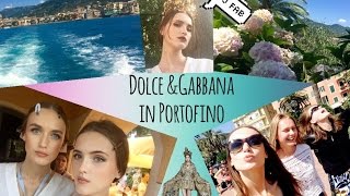 show DolceampGabbana Alta moda in Portofino backstage [upl. by Bealle]