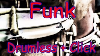 Backing track for drums 100bpm FUNK MusicArt with click [upl. by Nisotawulo356]