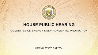 EEP Public Hearing  Thu Apr 11 2024  900 AM HST [upl. by Enneirdna886]