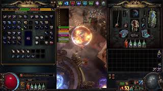 POE 324 Frost Blades Scion 100 deli div cards farming never gets old [upl. by Norraf]