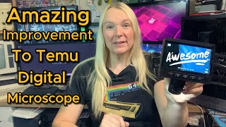 Temu Digital Microscope  Amazing amp Simple Improvement [upl. by Inglis]