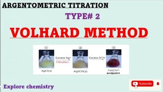 Volhard Method  Argentometric titration  Precipitation titration  viva questionspracticalppsc [upl. by Naivaj]