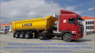 Hardox Dumper  Tipper Semi Trailer [upl. by Froma]