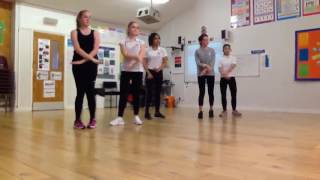 GCSE Dance year 10  Emancipation of Expressionism motifs and hiphop style group 3 [upl. by Bekha]