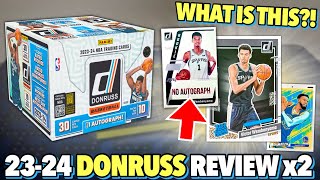 WEMBY RATED ROOKIES AND NEXT DAYS 😳🔥 202324 Panini Donruss Basketball Hobby Box Review x2 [upl. by Hebe]