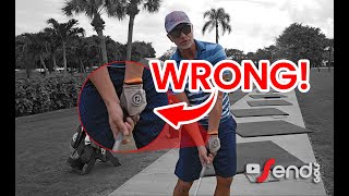 Lesson Gripping the golf club for perfect impact Most amateurs get this completely backwards [upl. by Nawak]