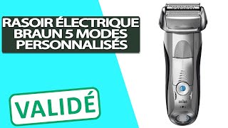 Avis Rasoir Électrique Braun pour Homme Cinq modes de rasage personnalisés [upl. by Notsirb]