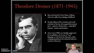 Theodore Dreiser Realism versus Naturalism [upl. by Ewold]