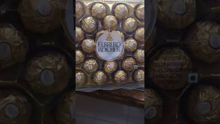 Ferrero rocher chocolate unboxing chocolate shortsfeed rocher ferrerorocher [upl. by Martita]