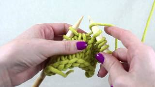 Technique 7 Increasing – Yarn Forward [upl. by Ameen]