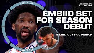 Joel Embiids debut sparks URGENCY for 76ers  OKC adjusting to Chet Holmgren out  NBA Today [upl. by Aicilet]