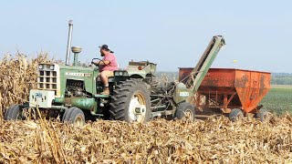 Vintage Tractor Corn Pickers in the Field Picking Corn  100 Years of Horsepower 2024 [upl. by Eerak]