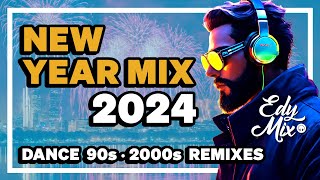 REMIXES Dance Music 90s2000s New Year Mix 2024  No comando das MIXAGENS DJ Edy Mix [upl. by Thursby]