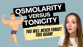 Osmolarity and Osmolality versus Tonicity  Explained [upl. by Naitsirk]