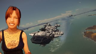 Causing Chaos in Star Citizen Luxury Spaceships and Vengeful Cows [upl. by Ihtac667]