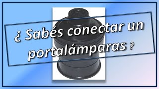 💡¿ Como se conecta un portalámparas  💡 Como conectar portalamparas bien explicado Bajo normas [upl. by Artema634]