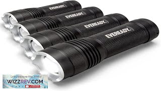 Eveready LED Flashlights 4Pack S300 PRO IPX4 Water Resistant Tactical Flashlight Bright Review [upl. by Gilchrist]