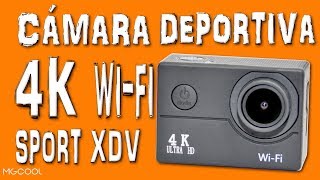 Cámara deportiva Sport XDV [upl. by Yrhcaz]