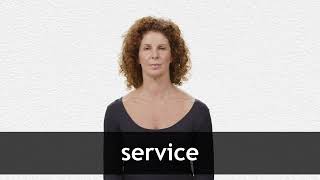 How to pronounce SERVICE in American English [upl. by Nyrahtak680]