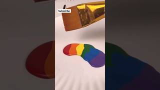 Rainbow shorts shortfeeds creative rainbow satisfying [upl. by Arodoeht]