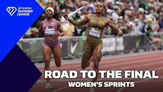 Road to the Final Womens Sprints  Wanda Diamond League [upl. by Zoltai848]