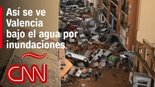 Así se ve Valencia España bajo el agua a causa de las graves inundaciones [upl. by Calabresi2]