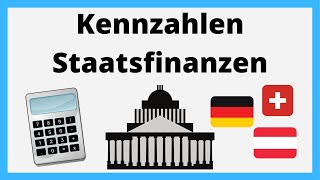 Kennzahlen zu den Staatsfinanzen  Schuldenquote amp Staatsquote  einfach erklärt mit Rechenbeispiel [upl. by Rhodes238]